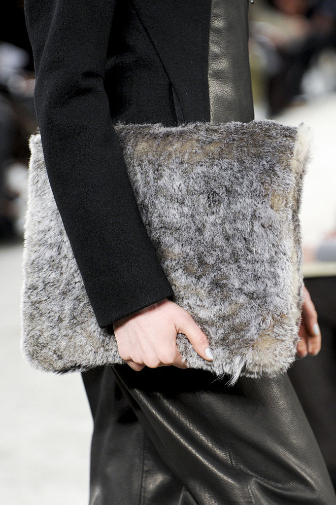 Zero + Maria Cornejo fur bag fall 2013