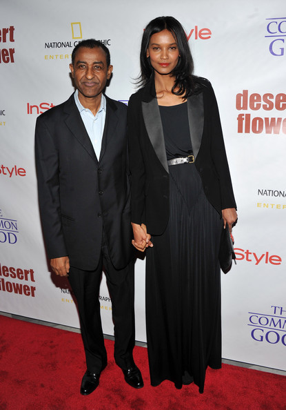 Liay Kebede with her husband, Kassy Kebede.