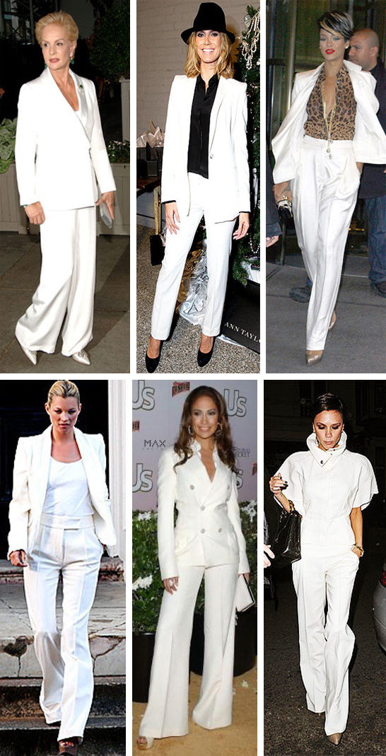 white suits
