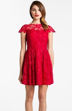Cynthia Steffe lace dress.