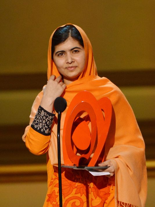 Malala Yousafzai honoured as the Woman of The Year.