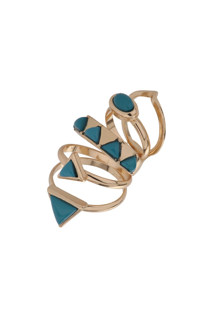 Freedom from Topshop collection of rings. 