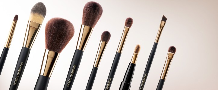 Dolce and Gabbana makeup brushes.
