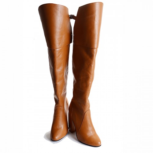 OnlyMaker_Womens_Newfashioned_Chunky_Heel_Boots_Brown_5-500