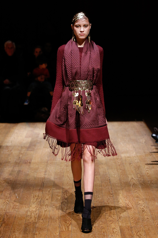Josie Notori, fall 2015 at New York Fashion Week. (Getty Image)