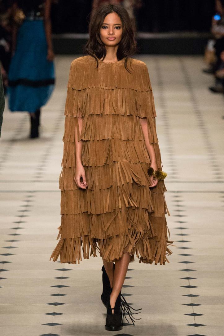 Burberry Prorsum fall 2015 at London Fashion Week. 