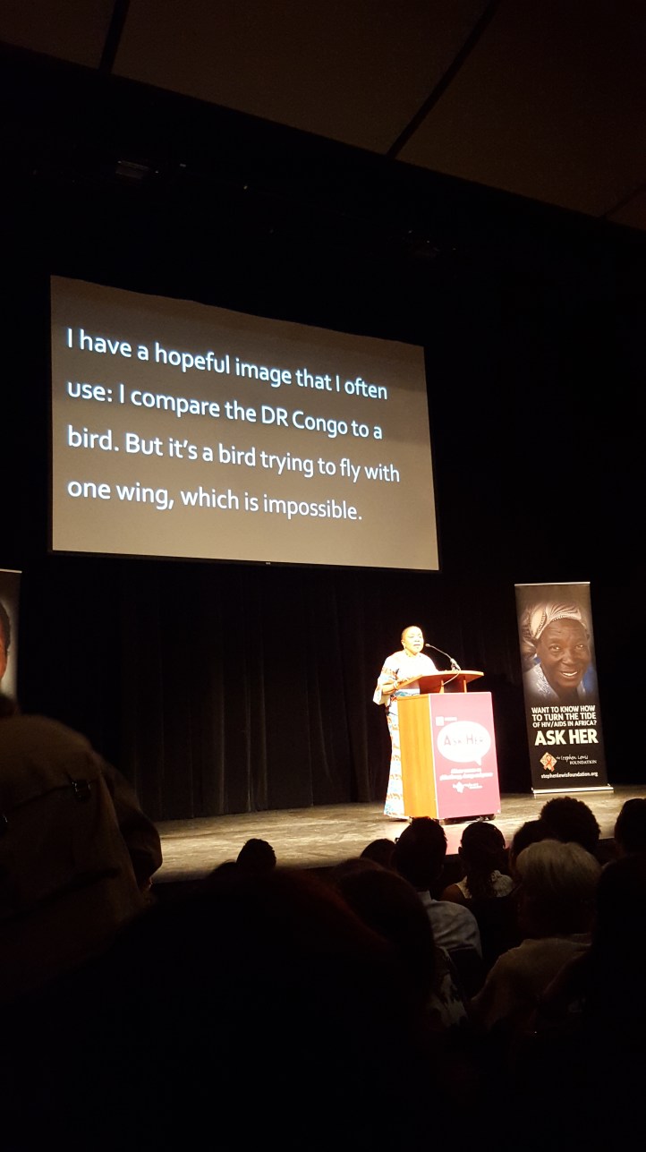 Marie-Jean Bachu Bahati Nyenyezi, head of the City of Joy in Democratic Republic of Congo. 